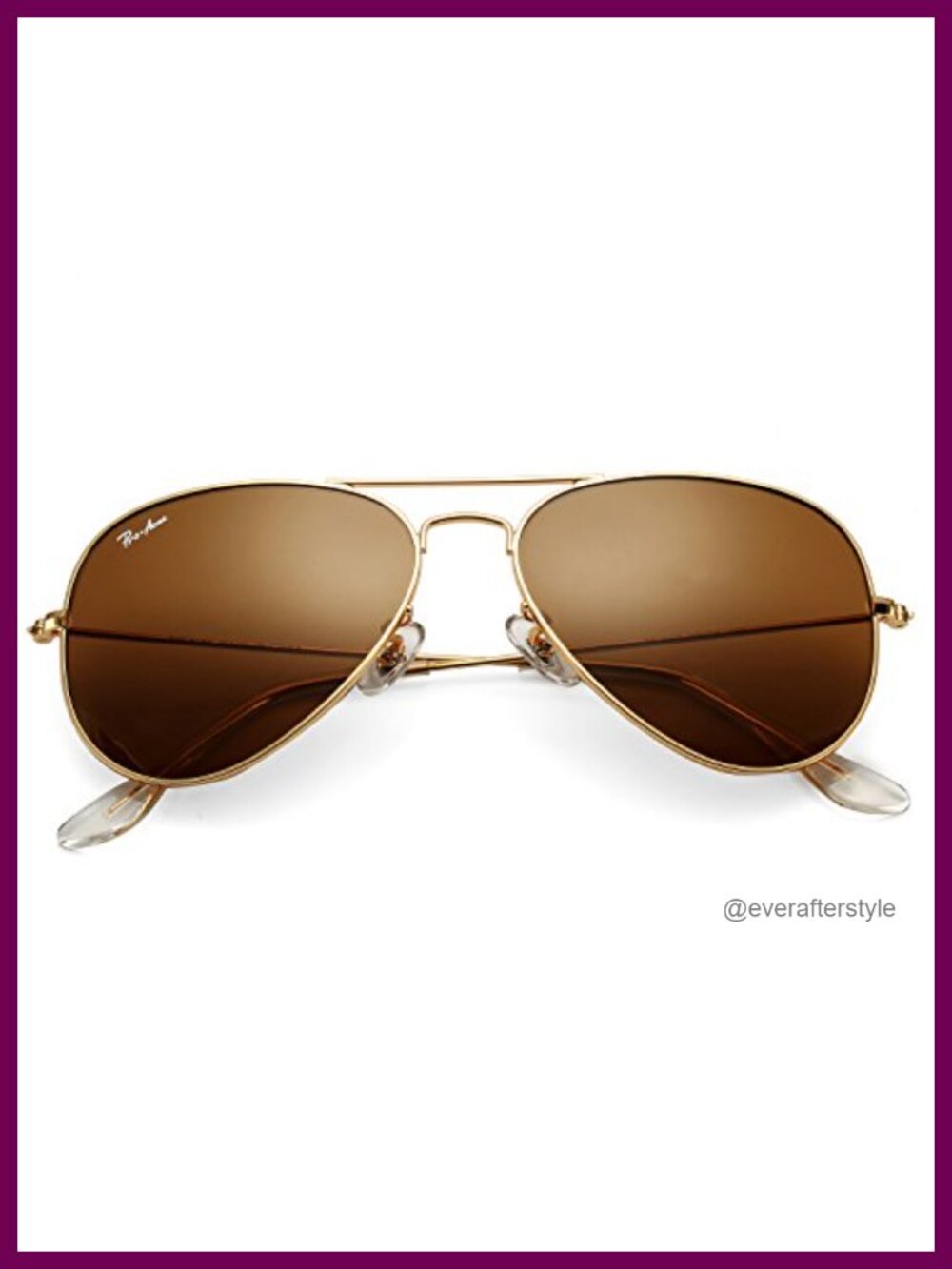 Aviator Sunglasses Metal Frame Glass Lens UV400 Scratch Resistant